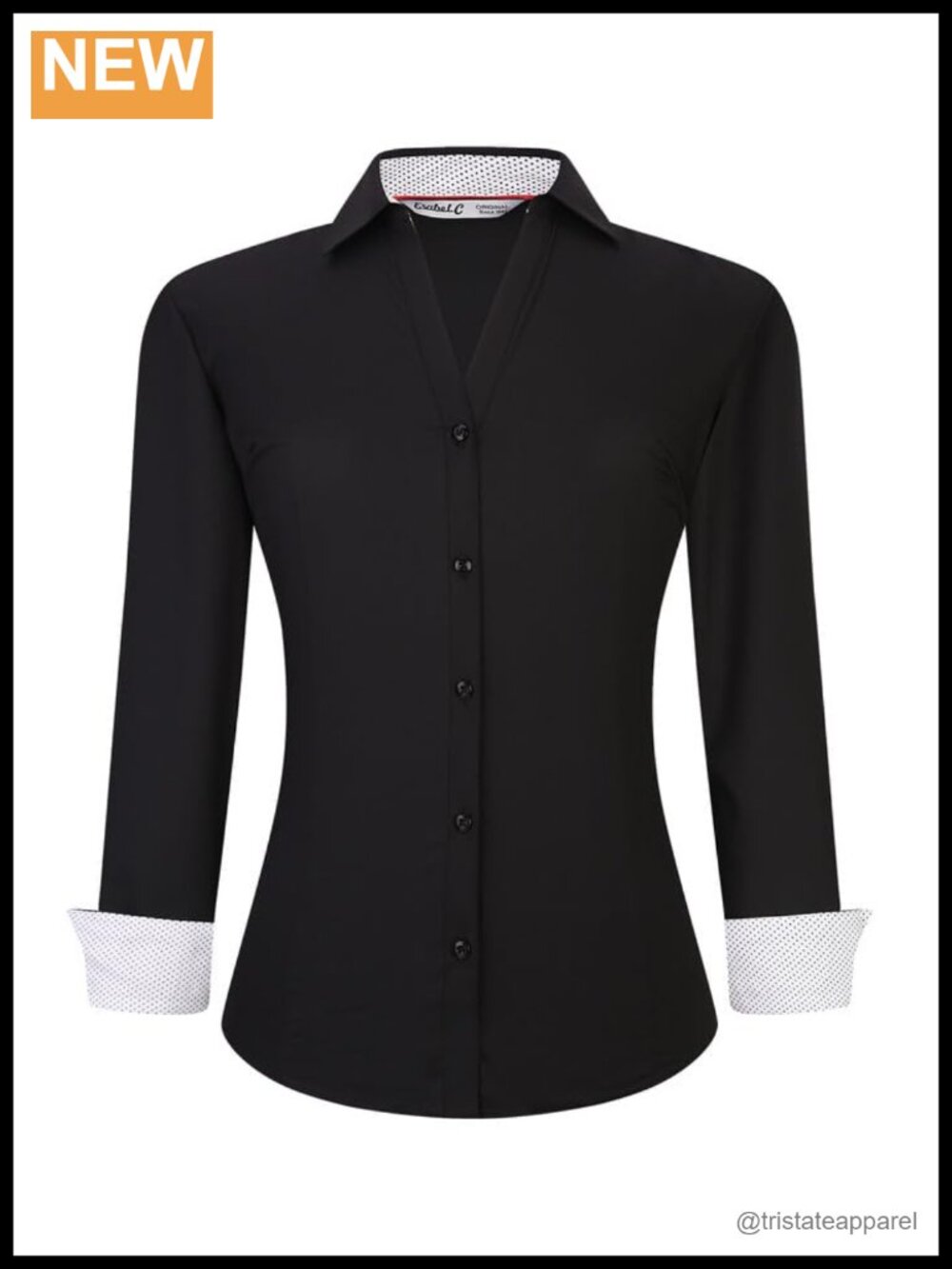 Womens Wrinkle Free Long Sleeve Button Down Shirt Work Office